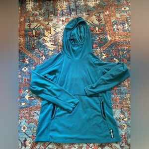 Melanzana Womens hoodie large blue